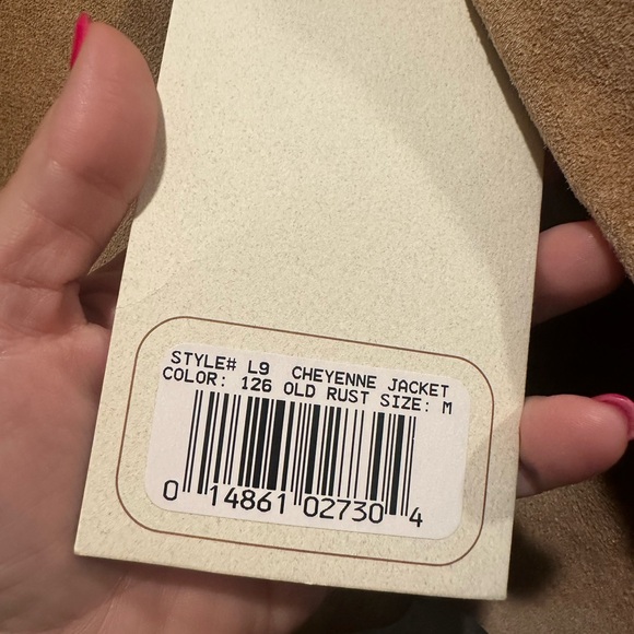 Women's Suede Fringe Leather Jacket Tan color - Picture 11 of 11